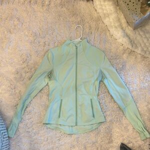 Lululemon Scuba Zip Up Jacket - Mint